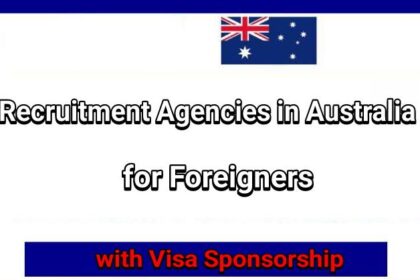 Australia's Recruitment Agencies for Foreign Workers Visas Sponsorship 2025