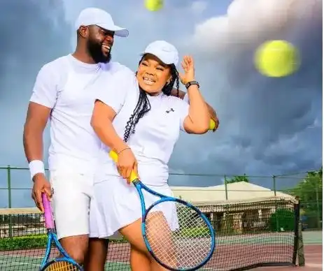Ruby Ojiakor and Moc Madu hint to their first child's impending birth.
